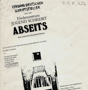Förderzentrum "Jugend Schreibt" (1980)