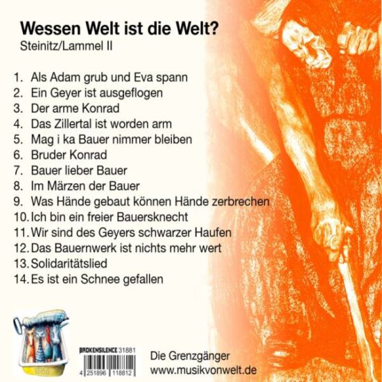 Rückseite "Wessen Welt ist die Welt?"